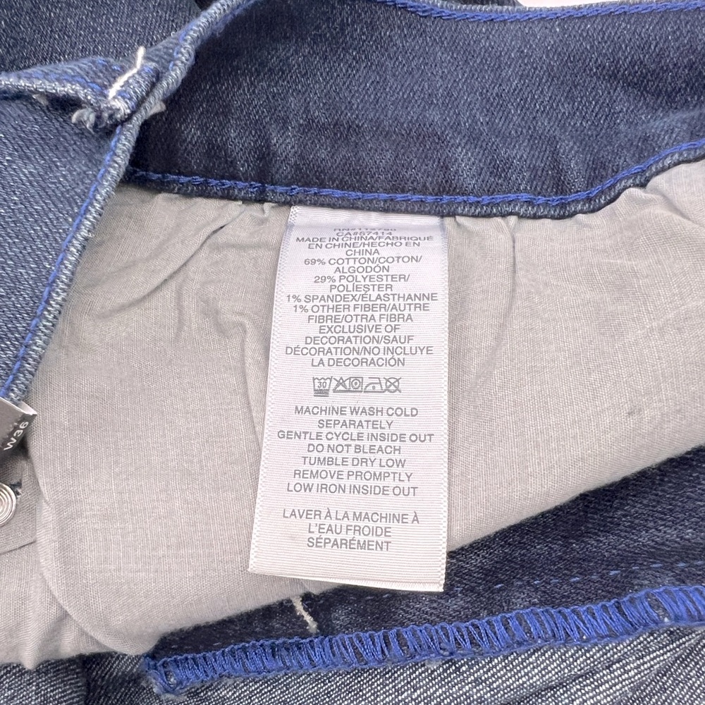 TRUE RELIGION JEANS, ROCCO RELAXED SKINNY, DARK SCORCHED, WASH,W 36, IN-SEAM 32 - Picture 14 of 16